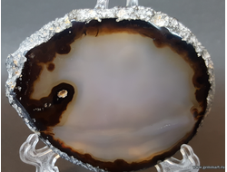 Агат — полированная пластина №5 80*65*4 мм