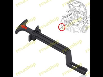 Ручка рычаг открывания капота Volkswagen Passat B5