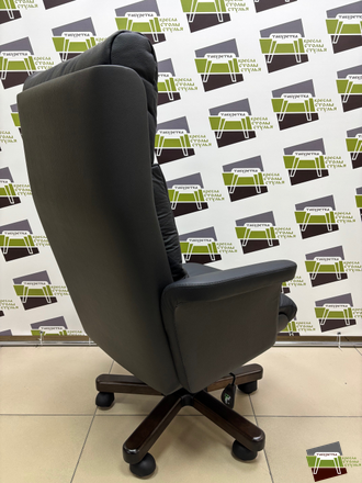 Кресло VIP ТГЛ, кожа (черная)