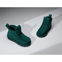 Купить валенки зеленые на подошве