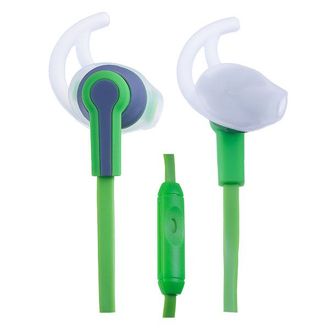 Perfeo наушники спортивные внутриканальные c микрофоном SPORT (зеленый)
