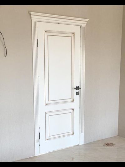 PORTE RICHI (Беларусь). АРБАТ, ЛУЧИАНА (Л32), Ral 9010/ ПАТИНА ЗОЛОТО. ПОЛОТНО ГЛУХОЕ