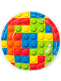 Тарелки "Конструктор" 18 см, 6шт