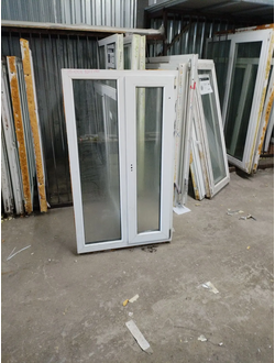 ОКНО БУ ШИРИНА  820 ВЫСОТА 1400  , ПРОФИЛЬ 58 мм, СП 24 (ОДНОКАМЕРНЫЙ)