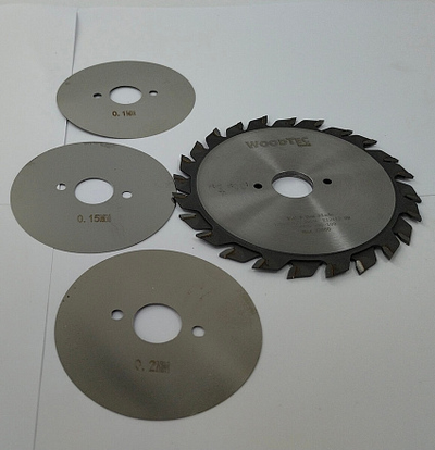 Подрезная пила  для форматно-раскроечных станков Ø120 х 22 х 2,8-3,6 Z = 12 + 12 WoodTec, от