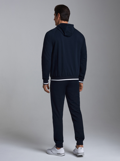 Черный спортивный костюм мужской 11SKM-1333