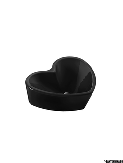 Умывальник накладная раковина Sanita luxe LOVE IS белый красный черный LOVSLWB03