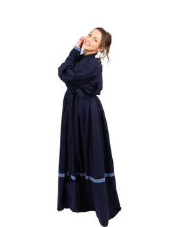 Платье в русском стиле "Поморское" шерстяное