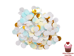 Конфетти «Голубые облака», 20 г, d=1,1 см