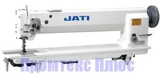 Двухигольная длиннорукавная швейная машина с тройным (унисонным) продвижением материала  JATI JT-206