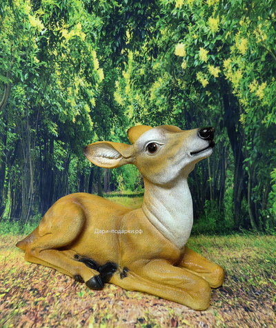 Косуля - символ мяггкости, красоты и грации 29*36см   1,6кг   полистоун Россия 2244/012828*