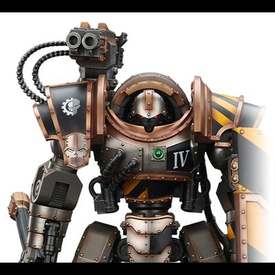 Автоматон Железного Круга Пертурабо (Warhammer Horus Heresy) - КОЛЛЕКЦИОННАЯ ФИГУРКА 1/18 Iron Warriors Iron Circle Domitar-Ferrum Class Battle-automata (JT02847) - JOYTOY