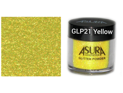 Глиттеры рассыпчатые AsurA cosmetics 21 Yellow
