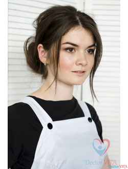 Фартук белый IvaMed с карманами