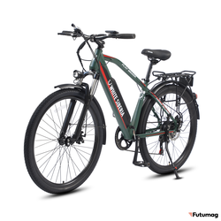 Электровелосипед WHITE SIBERIA CAMRY ALLROAD 500W матовый зеленый