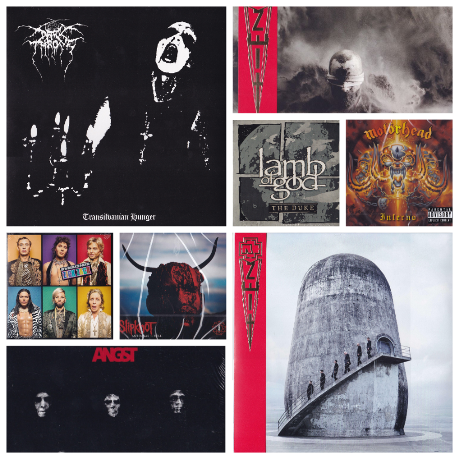 Darkthrone, Slipknot, Rammstein, Lamb Of God, Motorhead