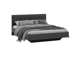 Спальня Элис - Элис Кровать мягкая тип 1 1600 Велюр Графит