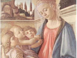 Картина обогреватель, репродукция Сандро Боттичелли Мадонна с Младенцем