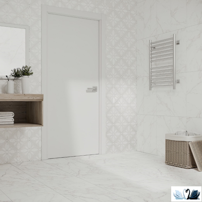 Плитка настенная Belani Alcazar Fresco Декор белый 30 х 60 см под мрамор, глянец Береза керамика