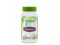 КАРЕЛА (kARELA) ДЛЯ КОНТРОЛЬ САХАРА В КРОВИ 950 МГ SANGAM HERBALS, 60 ТАБ.