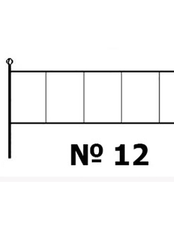 Оградка на могилу 12