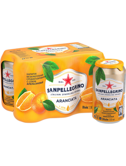 Газированный напиток «S.Pellegrino» Апельсин 330мл  (24)