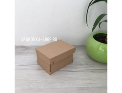 Коробка с откидной крышкой  120*90*70 мм БУРЫЙ