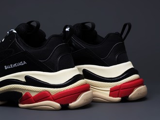 Balenciaga Triple-S черно-белые