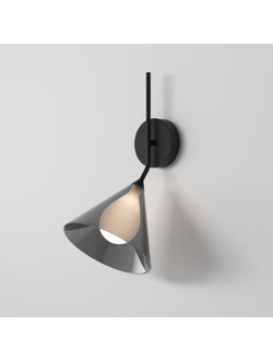 Настенный светильник со стеклянным плафоном 70161/1 черный