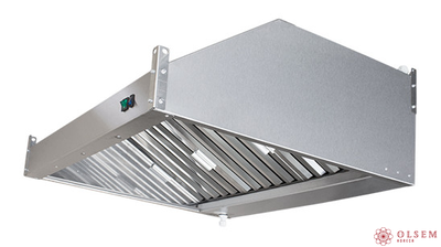 Зонт вытяжной пристенный ЗВэ-П10/09 (вентилятор, подсветка)