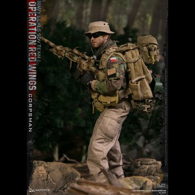 Полевой медик, операция "Красные крылья" - Коллекционная ФИГУРКА 1/6 Operation Red Wings - NAVY SEALS SDV TEAM 1 Corpsman (78084) - DAMTOYS