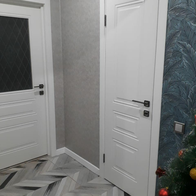 TRIO GRACE V1/ POLAR. ТРИО ГРЕЙС В1. ПОЛОТНО ОСТЕКЛЕННОЕ/ БЕЛАЯ ЭМАЛЬ.
