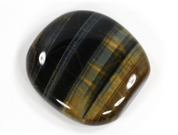 Тигрово-соколиный глаз, полировка плоская, ЮАР (37*36*9 мм, 29 г) №35730