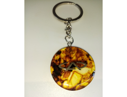 Брелок из натурального янтаря "Chery"