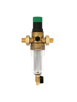 Сетчатый фильтр БАРЬЕР ПРОТЕКТ с прямой промывкой для холодной воды, 100 мкм с редуктором давления