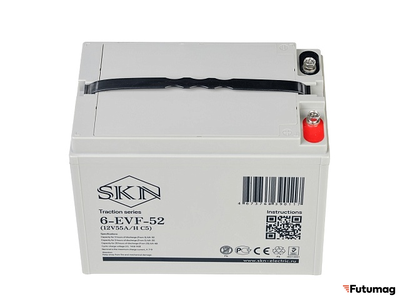 Тяговый аккумулятор SKN 6-EVF-52 (12V55A/H C5)