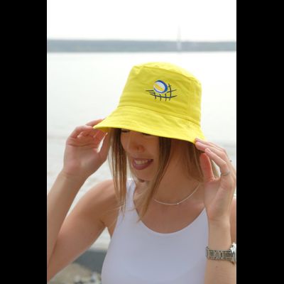 Панама взрослая желтая (мяч классический/пляжный)