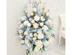 Композиция из искусственных цветов Цветочный вальс № НП025/Купить на сайте AOABUKET.ru
