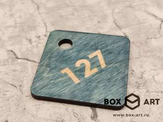 Номерки из фанеры произвольной формы