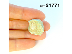 Бирюза натуральная (необработанная) Казахстан арт.21771: 4,3г - 19*18*11мм