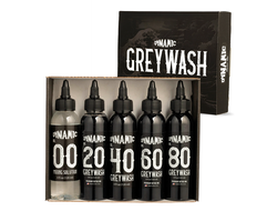 Dynamic Greywash Tattoo Ink Set  -  Теневой (США 5 шт. по 4 OZ)