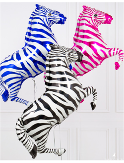 Фольгированные зебры (1шт 3000тг)