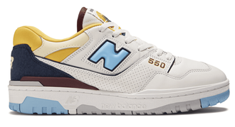 New Balance 550 Sea Salt Yellow (Желтые с белым) фото