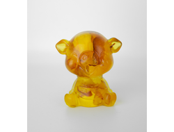 Свинка "Лула" со срезом  янтаря