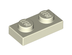 Plate 1 x 2, Glow In Dark White (3023 / 6331687)