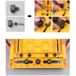Кондуктор для засверловки отверстий для ручек и полкодержателей