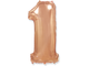 Фольгированная цифра - Розовое золото