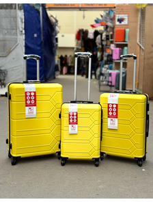 Чемодан маленький Neyron ABS S желтый