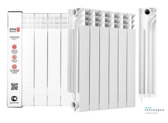 Секционный радиатор АТМ Thermo Grand 500 алюминий - 10 секций