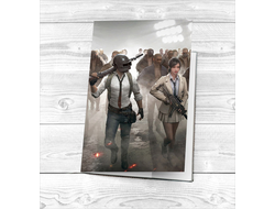 Обложка на паспорт PlayerUnknown’s Battlegrounds, PUBG, ПУБГ №4